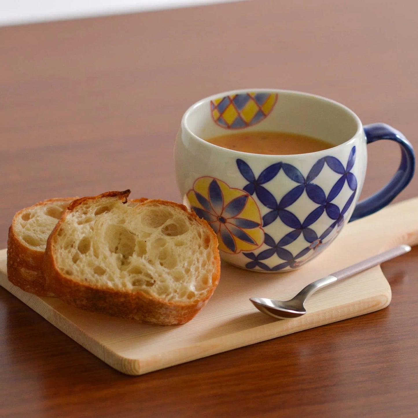 칠보 하나 문 마루 머그 (빨강)