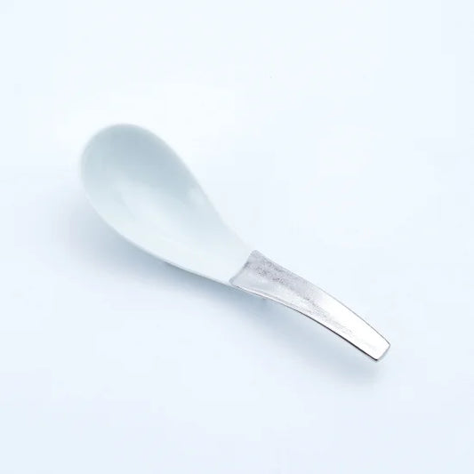 白磁プラチナ巻 レンゲ