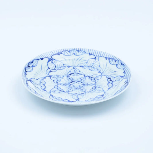 꽃잎 무늬 6.5치수 접시